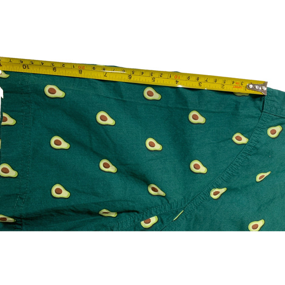 Duluth Trading Men's XL Tall Green Avocado Print Relaxed Fit Short Sleeve - Picture 8 of 10